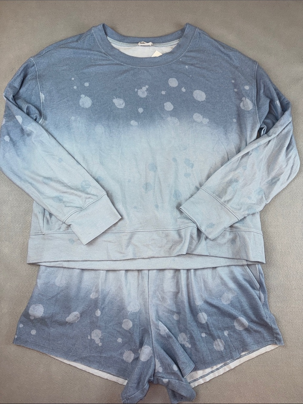 Splendid Blue Ombre Splash Pajama Set Size M NWT